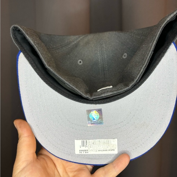 Golden State Warriors New Era Two-Tone 59FIFTY Low Profile Fitted Hat NWT 7 3/4 - Picture 4 of 5